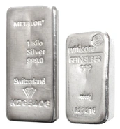 VAT FREE for Storage - 1 Kilo Silver Bullion Bar