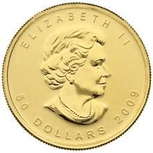 2009 Canadian Maple Leaf Gold Coin 1oz