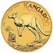 2024 1/10oz Australian Kangaroo Gold Nugget Coin