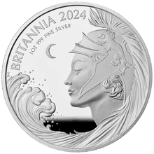2024 Britannia Fractional Silver Reverse Proof Frosted Set Boxed