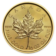 2015 1/2oz Canadian Maple Leaf Gold Coin