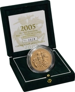 2005 Gold £5 Coin Brilliant Uncirculated Boxed