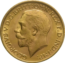 1912 Gold Sovereign Coin George V Melbourne