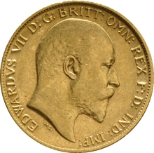 1905 Gold Half Sovereign Edward VII