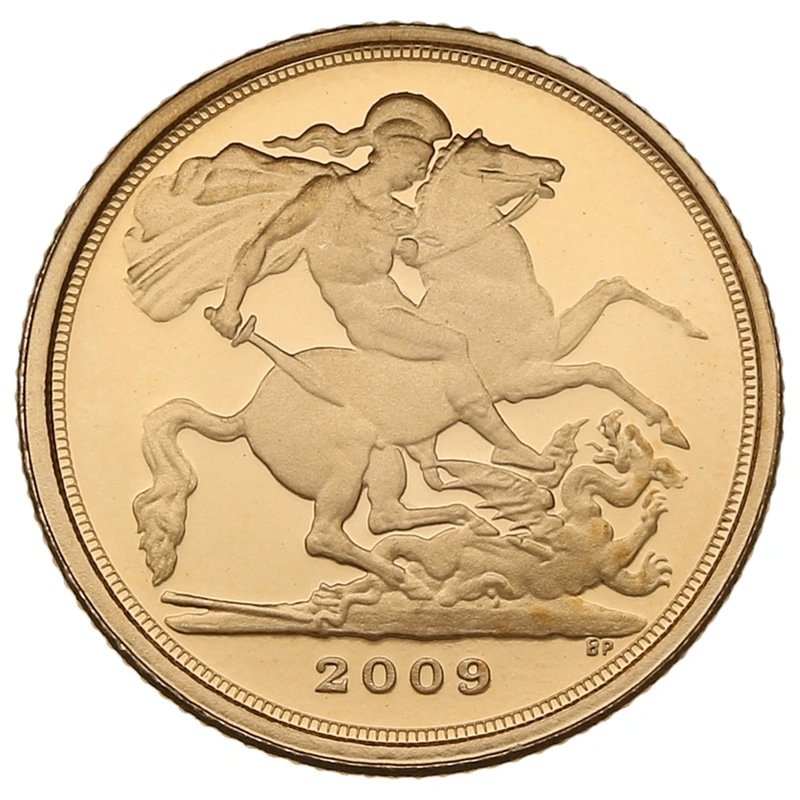 2009 Proof Gold Quarter Sovereign