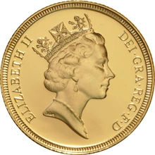 1987 Proof Gold Sovereign 3 Coin Set Boxed