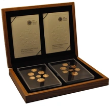 2008 UK Coinage Shield and Emblems Gold Proof Collection Boxed