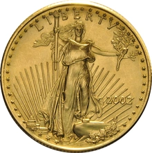 2002 1/2oz American Eagle Gold Coin