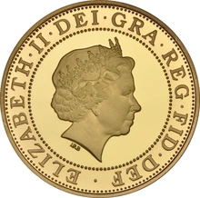 2007 Proof £2 Coin Gold Double Sovereign Act of Union