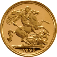 Proof Gold Half Sovereign Grade B
