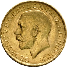 1928 Gold Sovereign - King George V - P
