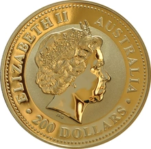 2007 Year of the Pig Gold Coin 2oz Perth Mint Australian Lunar Series