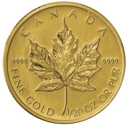 1/20oz Canadian Maple Leaf Gold Coin