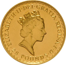 1987 1/4oz Gold Britannia Coin