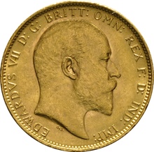1906 Gold Sovereign - King Edward VII - M