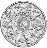 2021 2oz Queen's Beasts Completer Silver Coin