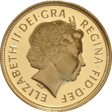 2003 Gold Sovereign - Elizabeth II Fourth head - Proof No box