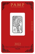 10g Silver Bar 2022 Year of the Tiger Bar PAMP