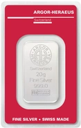 20g Silver Bar Argor-Heraeus