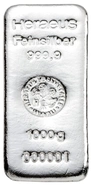 Heraeus 1 Kilo Silver Cast Bar