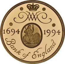 1994 Proof £2 Gold Coin Bank of England Boxed
