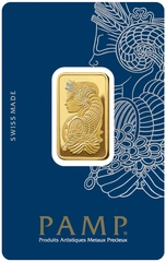 1/2oz Gold Bar PAMP Lady Fortuna Minted