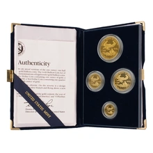 1991 Proof Gold Eagle 4 Coin Set Boxed