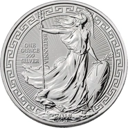 2018 1oz Silver Britannia Coin Oriental Border