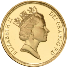 1994 Proof Gold Sovereign Coin Elizabeth II Third Head