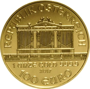 2017 Austrian Gold Philharmonic Coin 1oz