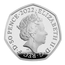 2022 Proof 50p Silver Coin 25th Anniversary of Harry Potter Boxed