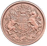 2022 Gold Quarter Sovereign Queen Elizabeth II Memorial