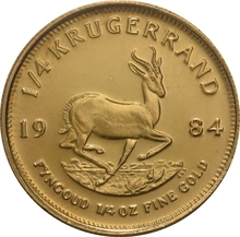 1984 1/4oz Krugerrand Gold Coin