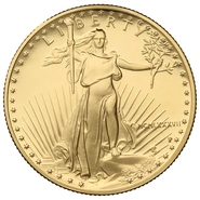 1987 Proof 1/2oz American Eagle Gold Coin MCMLXXXVII