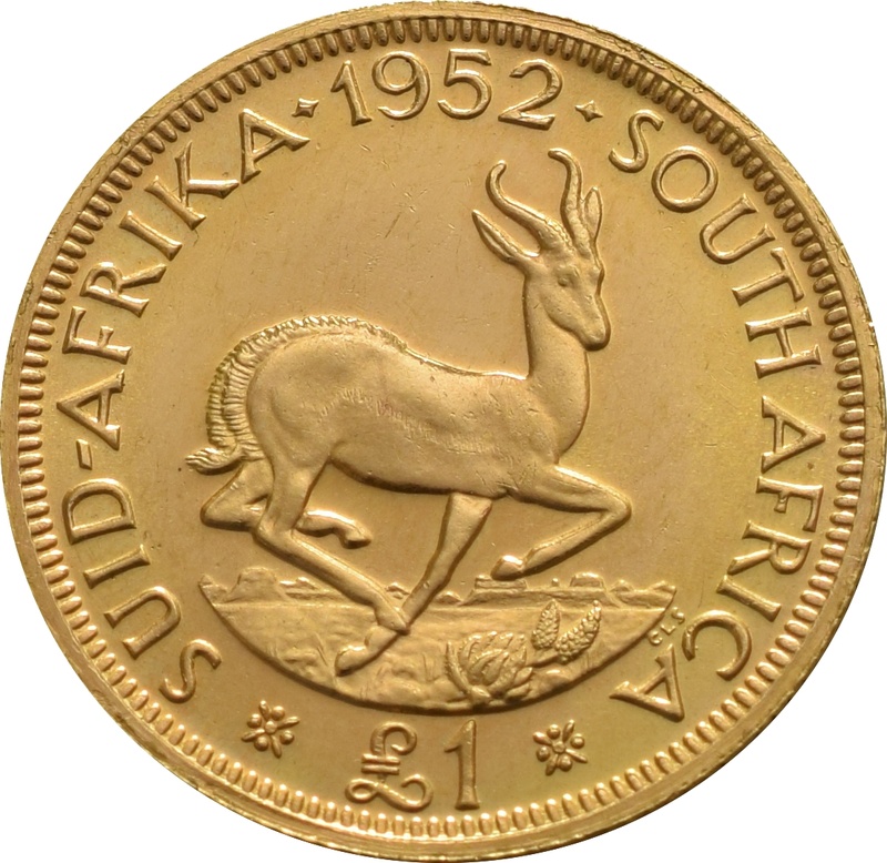 1952 £1 South Africa  George VI