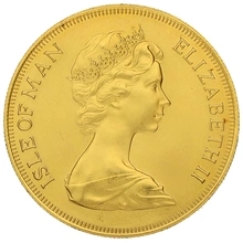 1979 Gold £5 Coin Quintuple Sovereign Isle of Man