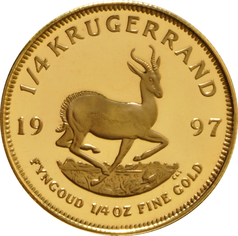 1997 Proof 1/4oz Krugerrand Gold Coin