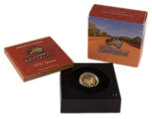 Perth Mint 2012 Discover Australia – Goanna 1/2oz Gold Proof Coin Boxed