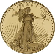 2007 Proof 1/2oz American Eagle Gold Coin
