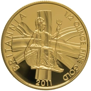 2011 Proof 1/2oz Gold Britannia Coin