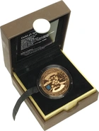 2009 Proof Gold Crown £5 Coin Countdown to London 2012 Swimming Boxed