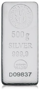500g Silver Bar Nadir