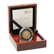 2020 Dinosaurs Collection Iguanodon Fifty Pence 50p Proof Gold Coin Boxed