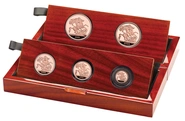 2023 Proof Gold Sovereign 5 Coin Set King Charles III Coronation Boxed