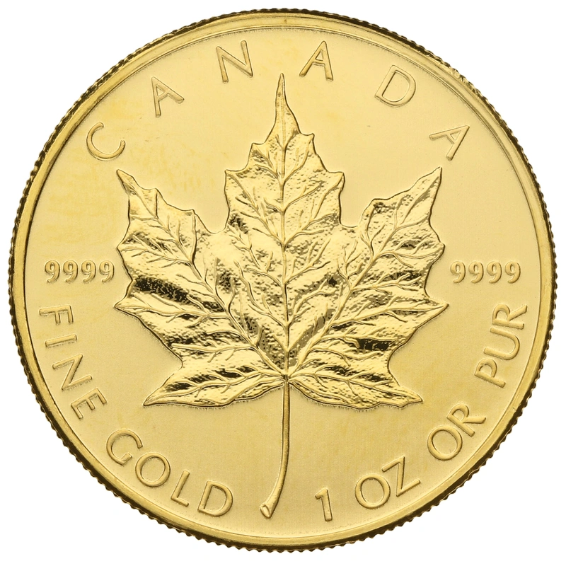 2009 Canadian Maple Leaf Gold Coin 1oz