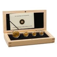 2013 Pure Gold Maple Leaf Fractional Set Boxed