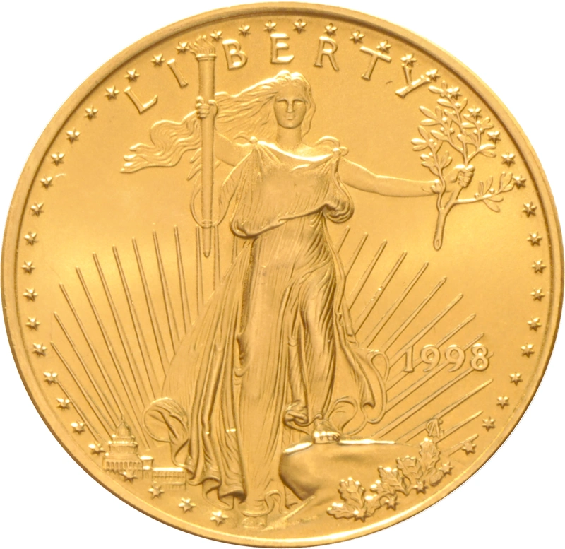 1998 1/2oz American Eagle Gold Coin