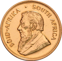 1967 Krugerrand Gold Coin 1oz