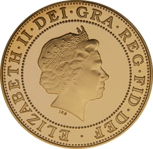 2002 Proof £2 Coin Gold Double Sovereign Technologies