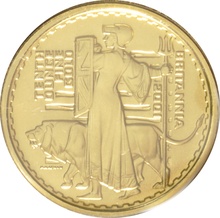 2001 Tenth Ounce Gold Britannia Commemorative Cover
